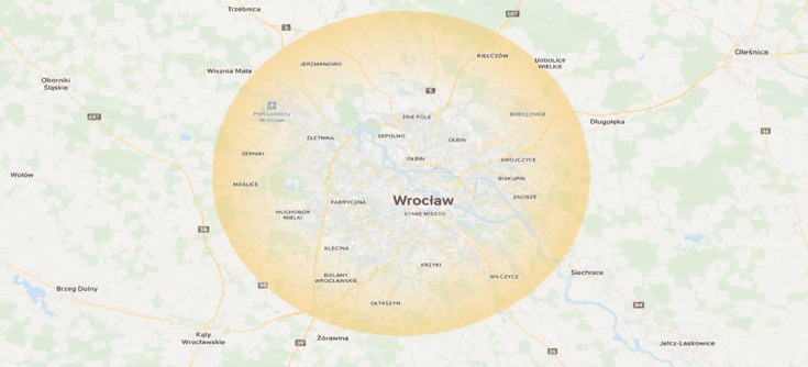Mapa Wrocławia